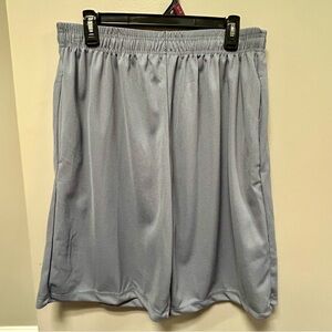 Light Gray Athletic Shorts Ultra Performance Sz L NWT